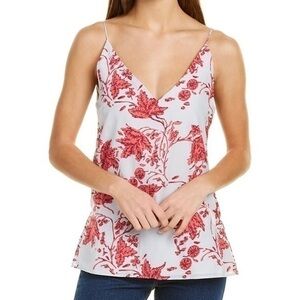 Club Monaco Soft Silk-Blend floral Camisole